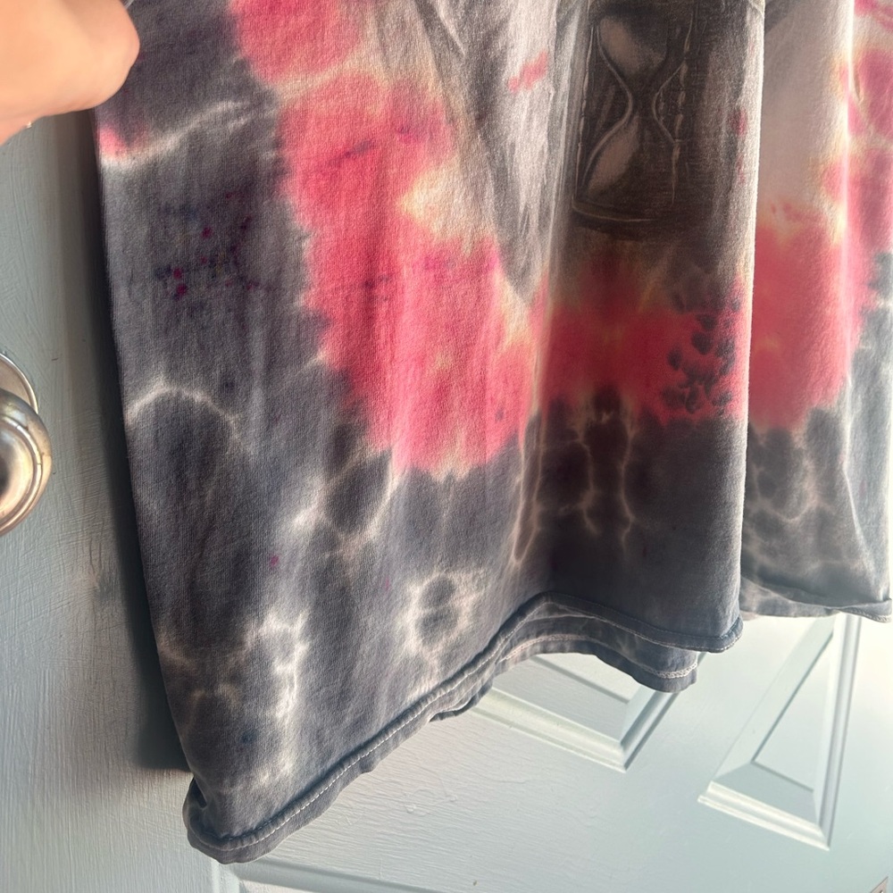 Vintage Y2K Grim Reaper Skull Wing Angel of Death Tie Dye Shirt Art Drawing 2XL - Picture 11 of 11